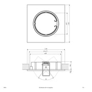 EVN Lichttechnik - Downlight/Strahler/Flutlicht NV EB-Leuchte 646 001 ws 12V 50W GX5,3
