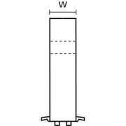 HellermannTyton - Halteklammer für Verdrahtungskanal Drahthalteklammer 181-50640(40) schwarz − 40 Stück