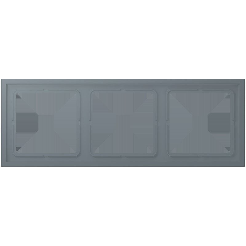 Jung - Abdeckrahmen Rahmen 3-fach LCZ 983 BF 251 gris 59