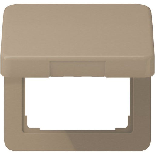Jung - Abdeckrahmen Klappdeckel gold brz CD 590 KL GB m.Abdeckung 50x50mm