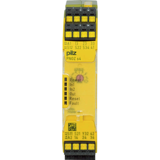 Pilz - Gerät zur Überwachung von sicherheitsgerichteten Stromkreisen Not-Aus-Schaltgerät PNOZ s4 C #751104 24VDC 3 n/o 1 n/c