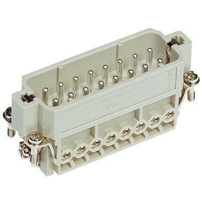 Harting - Kontakteinsatz für Rechtecksteckverbinder Steckverbinder 09200162614 Han 16A-STI-S, Draht