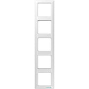 Jung - Abdeckrahmen Rahmen 5-fach aws ABAS 585 WW waage/senkrecht