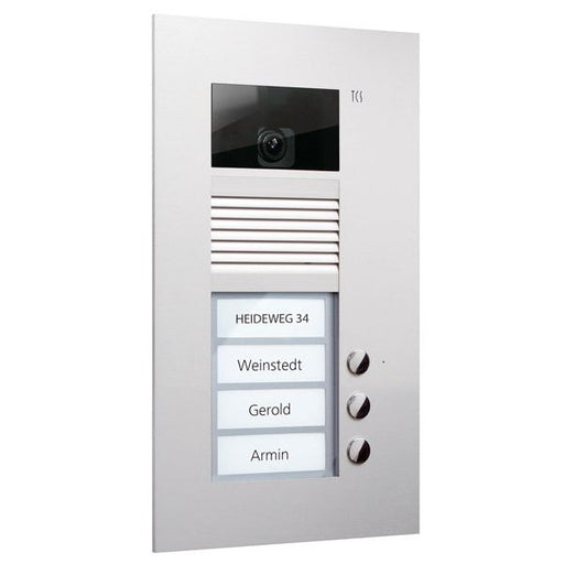 TCS Tür Control - Türstation für Türkommunikation Video-Außenstation Color AVU14030-0010 einspaltig, für 3WE − 1 Stück by TCS
