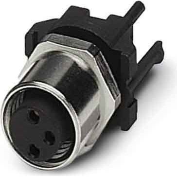 Phoenix Contact - Rundsteckverbinder, feldkonfektionierbar (Industriesteckverbinder) Einbausteckverbinder SACC-DSIV-M #1524776 Sensor-/Aktor-Wandd. − 20 Stück