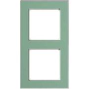 Peha - Abdeckrahmen Rahmen 2-fach D 20.672.243.022 Glaseffekt jade-rws