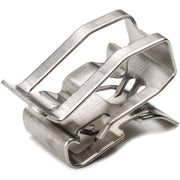 HellermannTyton - Befestigungssockel und -element für Kabelbinder Metal Edge Clip MSC2 MSC2 SS 100 St. − 100 Stück