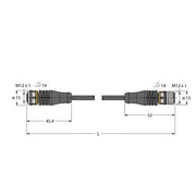 Turck - Konfektioniertes Sensor-Aktor-Kabel Aktuator- u. Sensorleitung RKS4.4T40RSS4.4T/TXL PUR