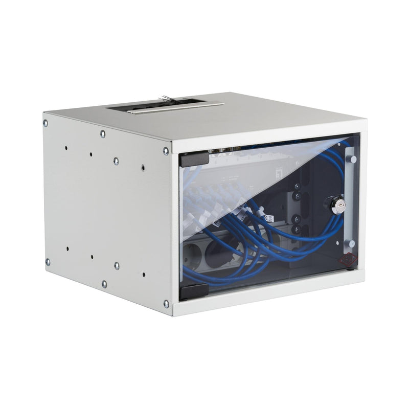 EFB-Elektronik - Netzwerkgehäuse Wandgehäuse WGB-1004GR.30-SET1 Set 10Zoll 4HE