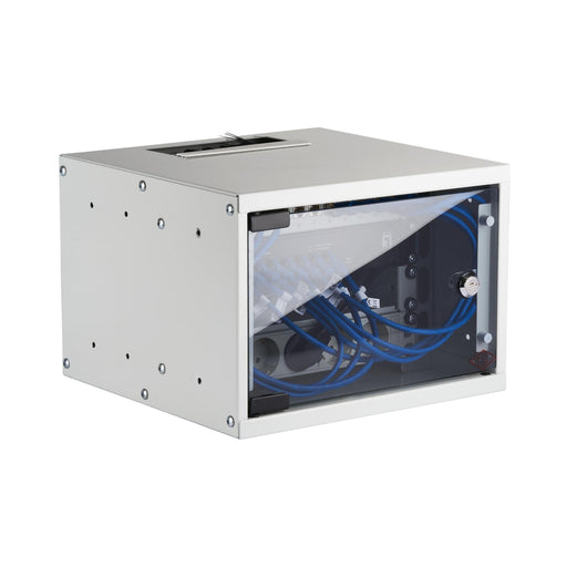 EFB-Elektronik - Netzwerkgehäuse Wandgehäuse WGB-1004GR.30-SET1 Set 10Zoll 4HE