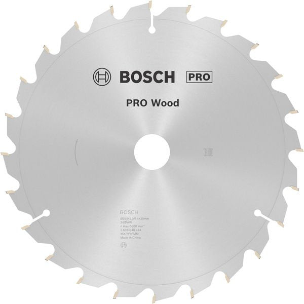 Bosch - Kreissägeblatt PRO Wood Kreissägeblatt, 2608640434 254 x 2 x 30 mm, Z24