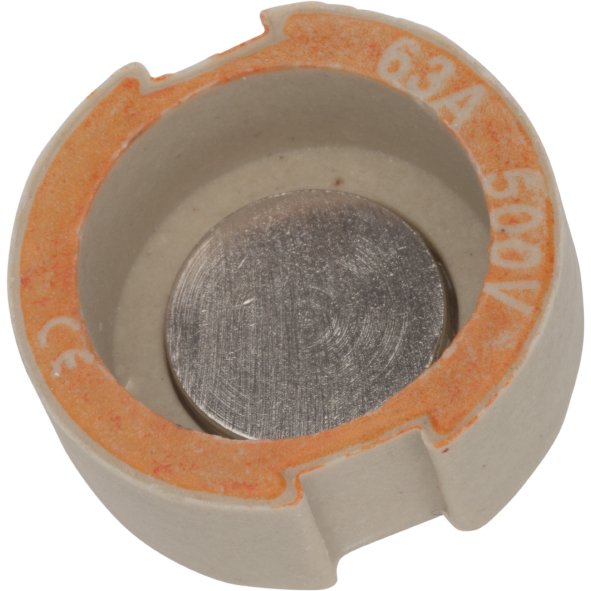 Mersen - D-Ring-Passeinsatz D-Schraub-Paßeinsatz 01658.063000 D III 63A kupfer