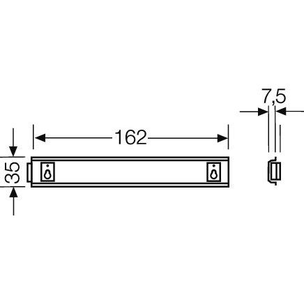 Hensel - Tragschiene KG TS 03 f.KG 9003 Hutpr.35mm