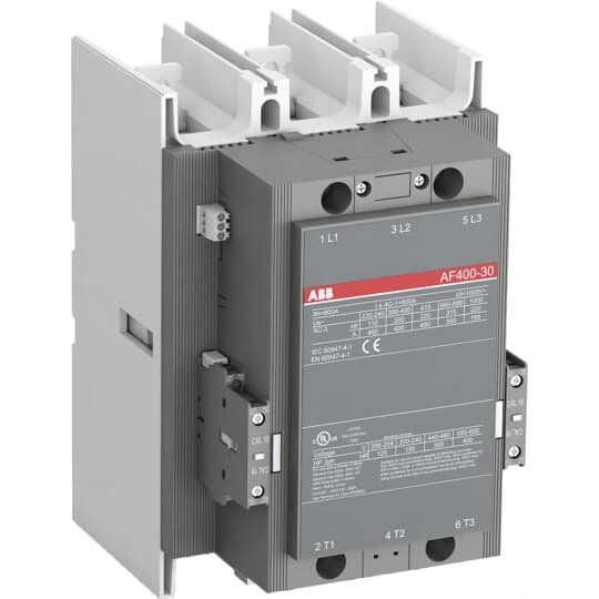 ABB Stotz S&J - Leistungsschütz zum Schalten von Wechselstrom Schütz AF400-30-22-68 24-60V DC