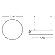Brumberg Leuchten - Pendelleuchte LED-Flächenleuchte 13612178 TW