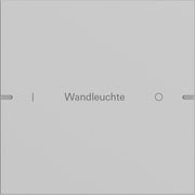 Gira - Bussystem-Tastwippe Wippenset 1-fach 5031915 Tastsens TS4 Grau