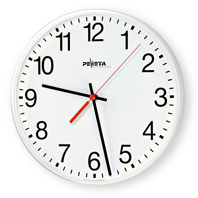 Peweta - Uhr Quarz-Batterie-Uhr 41.271.411 innen,1,5V,D=400mm