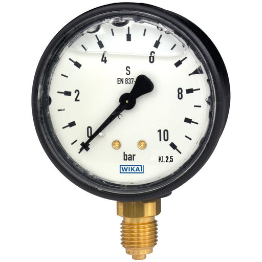Wika Wiegand - Rohrfedermanometer Rohrfedmano 113.13.063 CU 13258673 60barG1/4Bunt