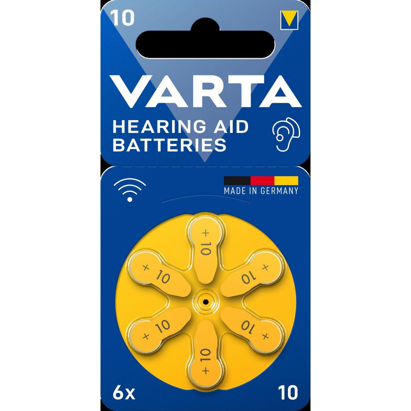 Varta Cons.Varta - Batterie Hörgerätebatterie VARTAHearAidB10Bli6 Batteries 10