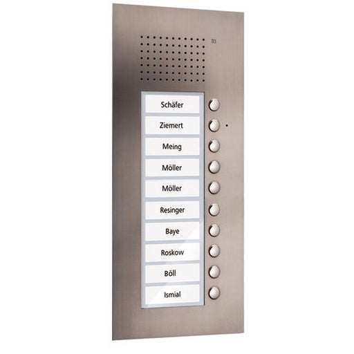 TCS Tür Control - Türstation für Türkommunikation Audio Außenstation PUK 10 PUK10/1-ES Tasten 1-spaltig UP