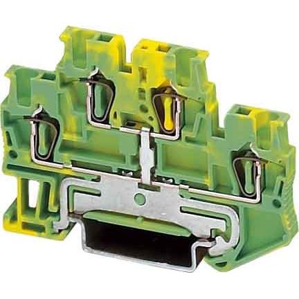 Phoenix Contact - Schutzleiter-Reihenklemme Schutzleiterklemme STTB 1,5-PE Federzug, gn/ge