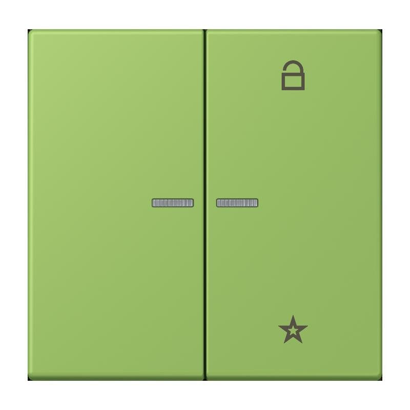Jung - Bedienelement intelligent eNet Taster Universal 1f. FM LC 1701 220 vert 31 (32051)