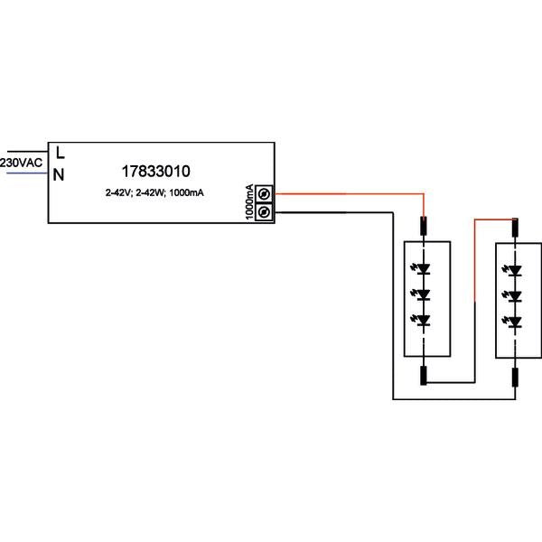 Brumberg Leuchten - LED-Betriebsgerät LED-Konverter 17833010 1000mA 42W