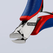 Knipex - Vornschneider Elektronik-Vornschneider 64 12 115 spiegelpoliert,115mm
