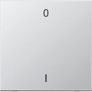 Jung - Sender/Fernbedienung für Installationsschalterprogramme Funk-Wandsender alu lack ENO AL 2990-01-L 2-kanalig Symbole