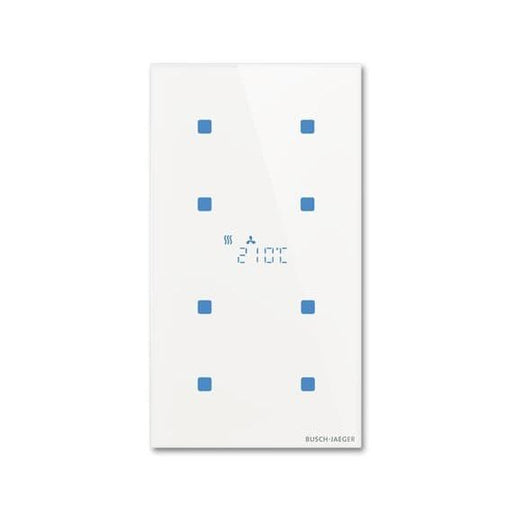 Busch-Jaeger - Bussystem-Raumtemperaturregler Touch-Bedienelement TBR/U4.7.11-CG 4-fach mit RT-Regler