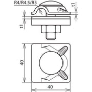 DEHN - Verbinder für Blitzschutz MV-Klemme MVK 8 FRM10X35 CU Cu f. Rd 8mm