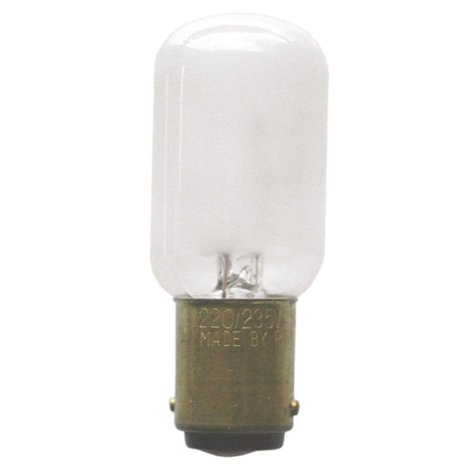 Scharnberger+Hasenbein - Allgebrauchsglühlampe Röhrenform Nählichtlampe 20x52mm 48210 B15d 235V 20W klar