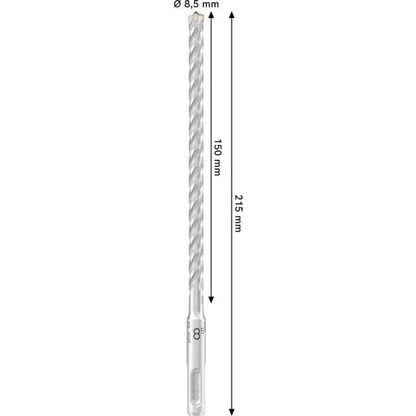 Bosch - Bohrer PRO SDS plus-5X 2608707236 Hammerbohrer 8,5 x