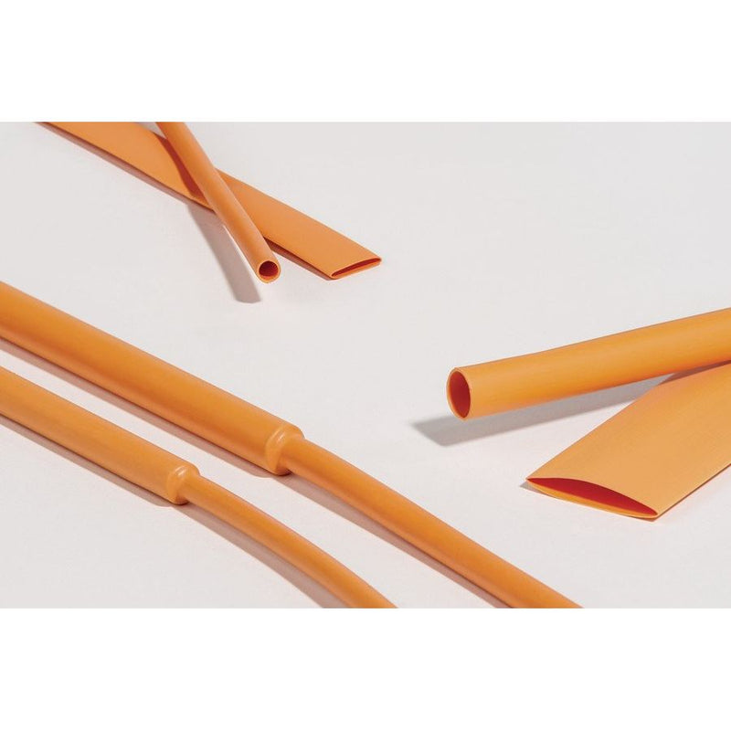 HellermannTyton - Schrumpfschlauch TF21-4.8/2.4-PO-X-OG − 75 Meter