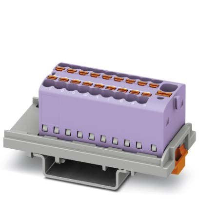 Phoenix Contact - Durchgangs-Reihenklemme Verteilerblock PTFIX4/18X1,5-NS35VT − 20 Stück