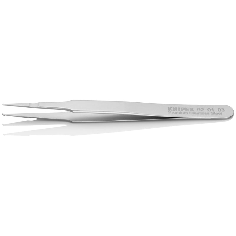 Knipex - Pinzette SMD-Präzisionspinzette 92 01 03 Glatt 120 mm − 1 Stück