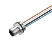 Weidmüller - Rundsteckverbinder, Einbau (mit Leitung) Steckverbinder SAIE-M12S-8-2.5U-M16 M12