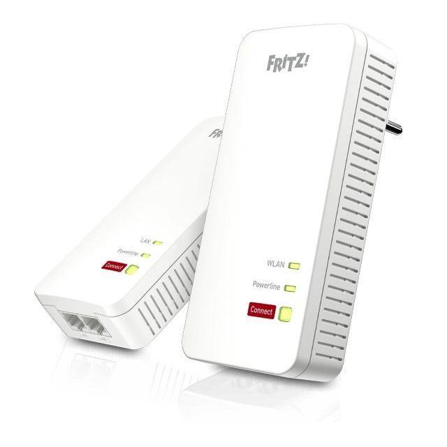 FRITZ - Netzwerkadapter Powerline Adapter FRITZ!Powerline1240A WLAN Set