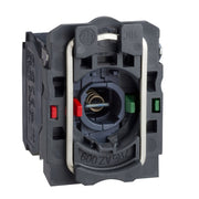 Schneider Electric - Lampenfassungsblock für Befehls- und Meldegeräte Hilfsschalterblock ZB5AW065 1S 1Ö m.Lampenfass