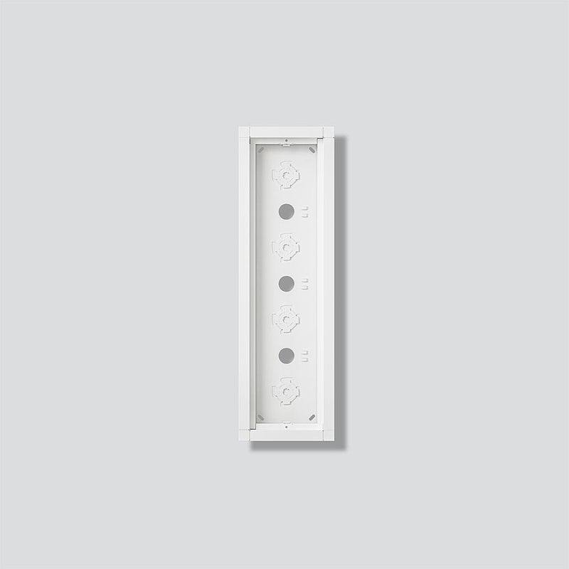 Siedle&Söhne - Montageelement für Türstation Gehäuse-Aufputz GA 612-4/1-01 W Weiß