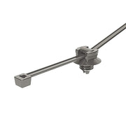 HellermannTyton - Kabelbinder Befestigungsbinder 156-00085(500) grau − 500 Stück