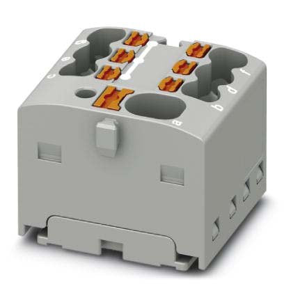 Phoenix Contact - Durchgangs-Reihenklemme Verteilerblock PTFIX 4/6X1,5 GY − 20 Stück