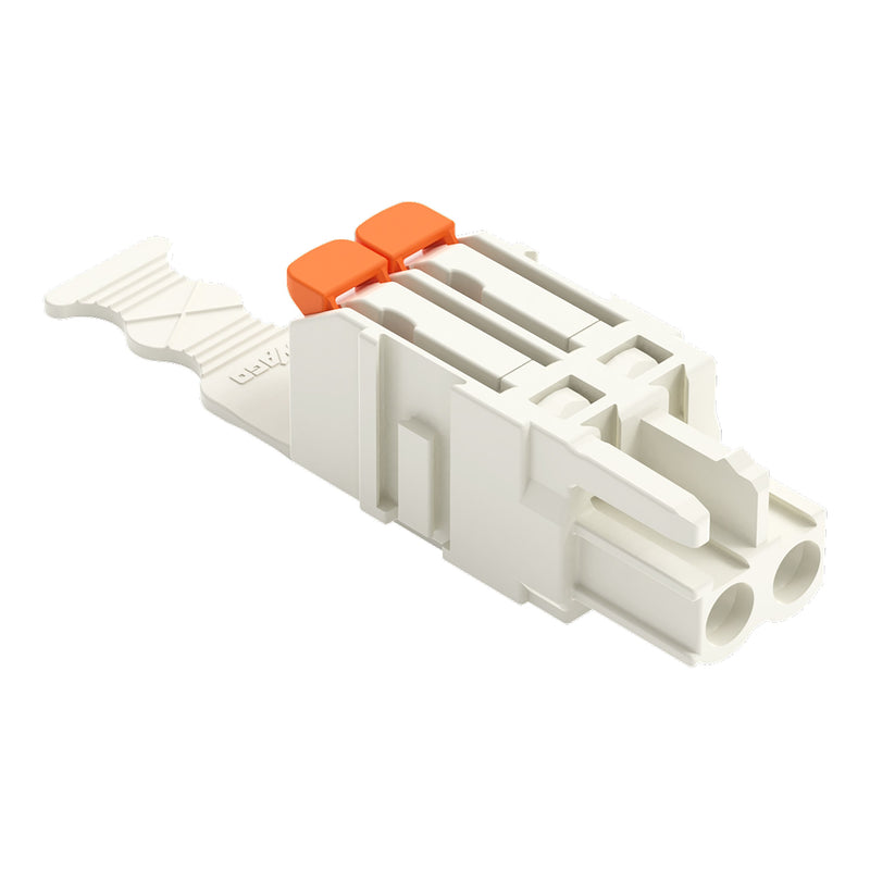 WAGO - Kabelsteckverbinder für Leiterplattensteckverbinder 1-Leiter-Federleiste 2721-1102/326/332 − 100 Stück