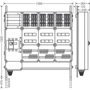 Hensel - Verteilerschrank für Energieversorgung Ladeverteiler Mi EV 11kW 18100 f.18 Ladep. a 11kW