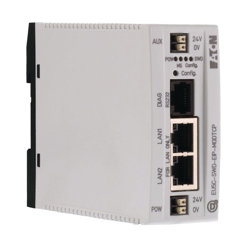 Eaton - Feldbus, Dez. Peripherie - Kommunikations-Modul Gateway Ethernet IP EU5C-SWD-EIP-MODTCP Modbus TCP