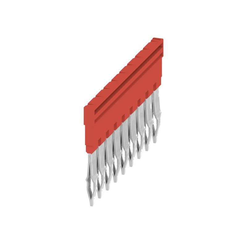 Weidmüller - Querverbinder/Brücker für Reihenklemme Querverbinder ZQV 4N/9 RD gesteckt − 20 Stück