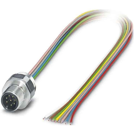 Phoenix Contact - Rundsteckverbinder, feldkonfektionierbar (Industriesteckverbinder) Wanddurchführung SACC-EC-M12 #1554636 Sensor-/Aktor  − 1 Stück