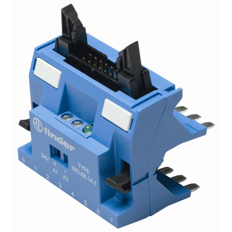 Finder - Zubehör/Ersatzteile für CEE-Steckvorrichtungen (IEC 60309) Interface-Adapter 093.68.14.1 für Koppelrelais − 5 Stück