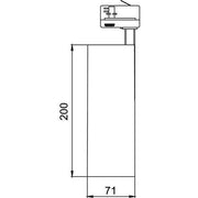 Brumberg Leuchten - Downlight/Strahler/Flutlicht LED-Schienenstrahler 88393175DA 3500K, DALI