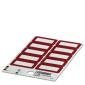 Phoenix Contact - Warn-/Hinweisschild Etikett US-PML-F100 (50X25) weiß/rot, 40x15mm − 10 Stück